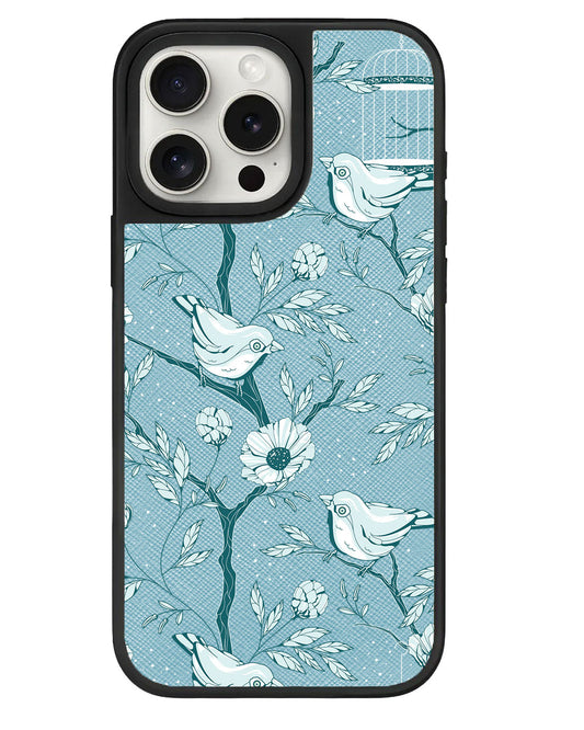 เคสหนัง iPhone - Lovebird Monochrome 6.0