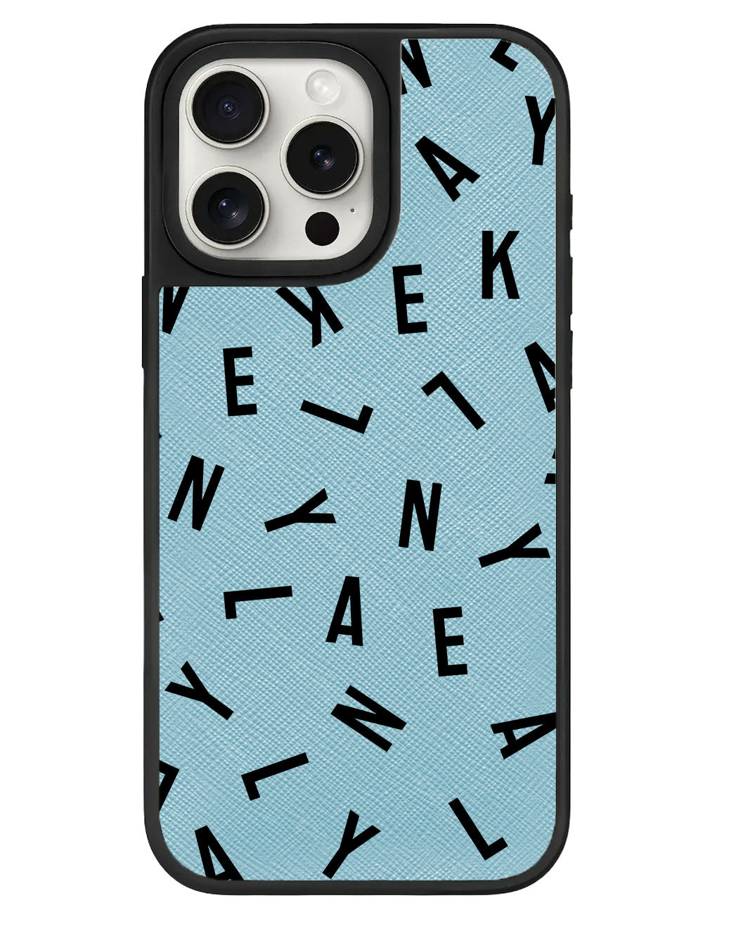 ที่จับหนังสำหรับ iPhone - CUSTOM MONOGRAM 1.0 Noir