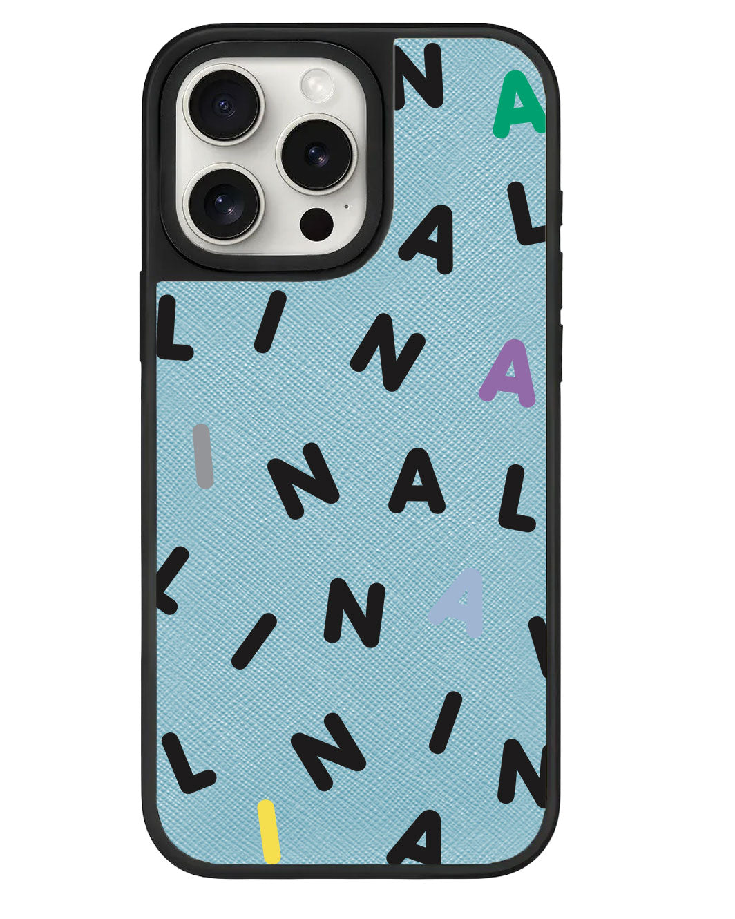 ที่จับหนังสำหรับ iPhone - CUSTOM MONOGRAM 2.0 สีดำ