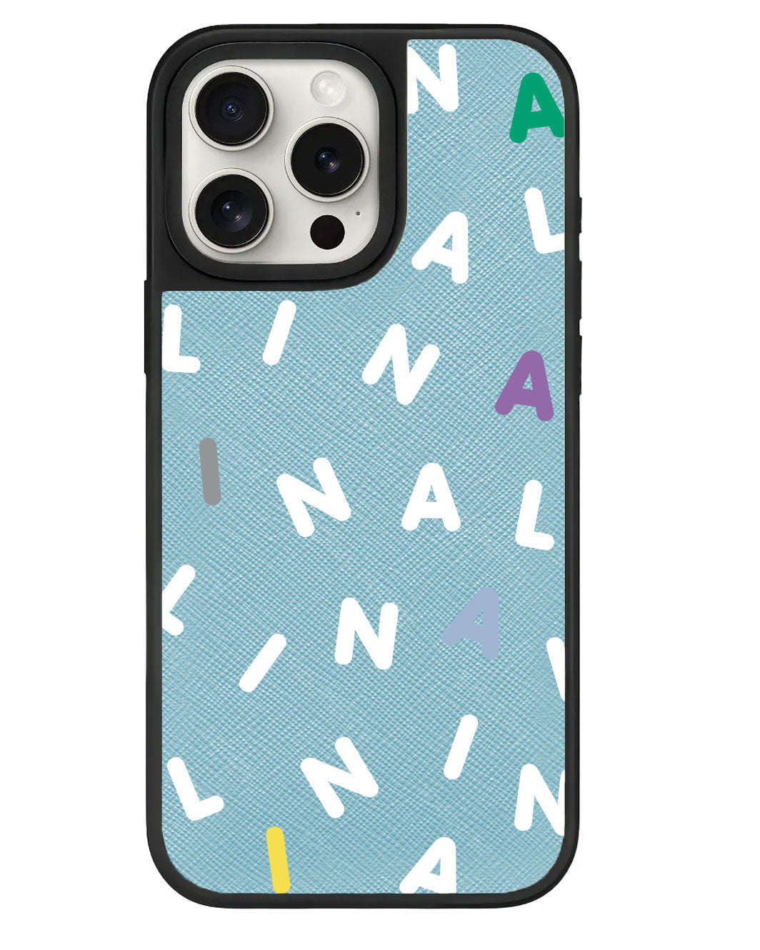 ที่จับหนังสำหรับ iPhone - CUSTOM MONOGRAM 2.0 สีขาว