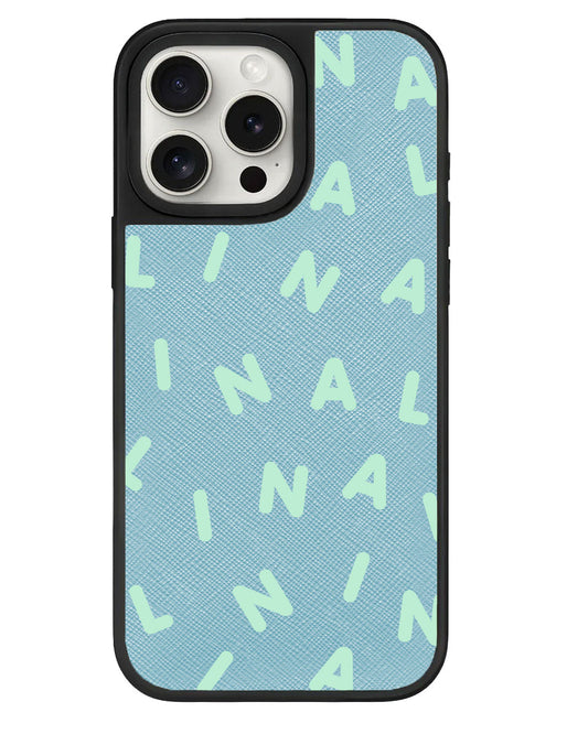 ที่จับหนังสำหรับ iPhone - CUSTOM MONOGRAM 2.0 Tosca