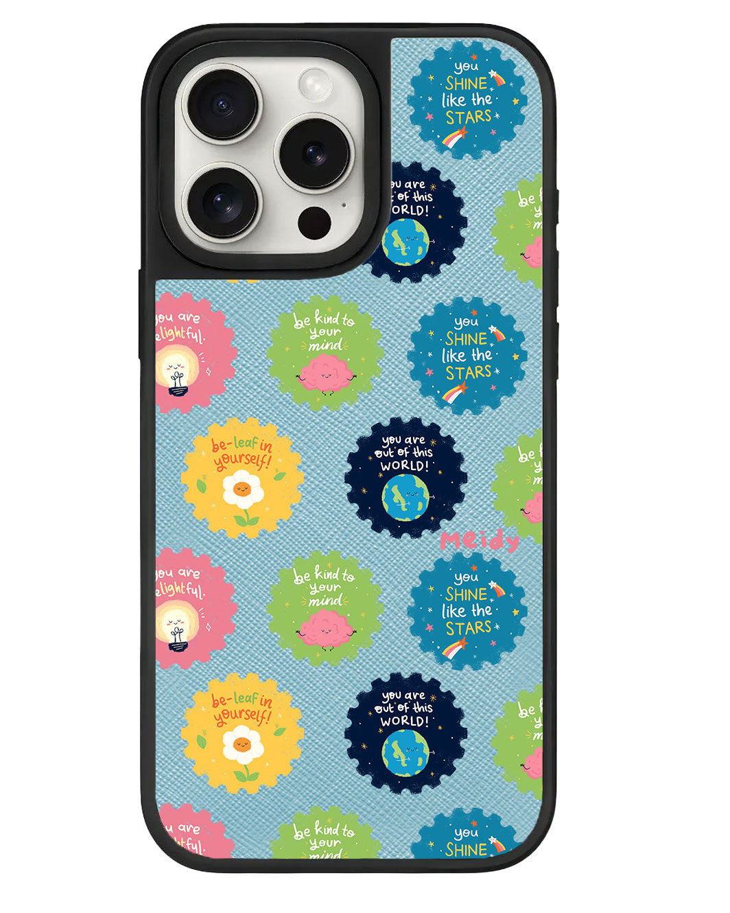 iPhone Leather Grip - แสตมป์เตือนความจำตนเอง