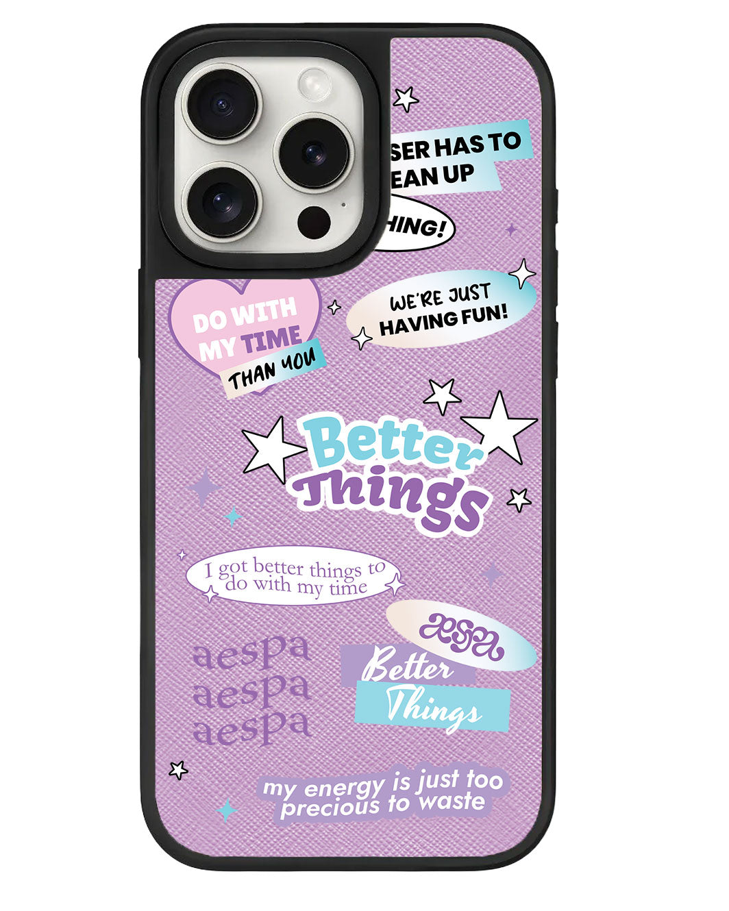 ที่จับหนังสำหรับ iPhone - Aespa Better Things