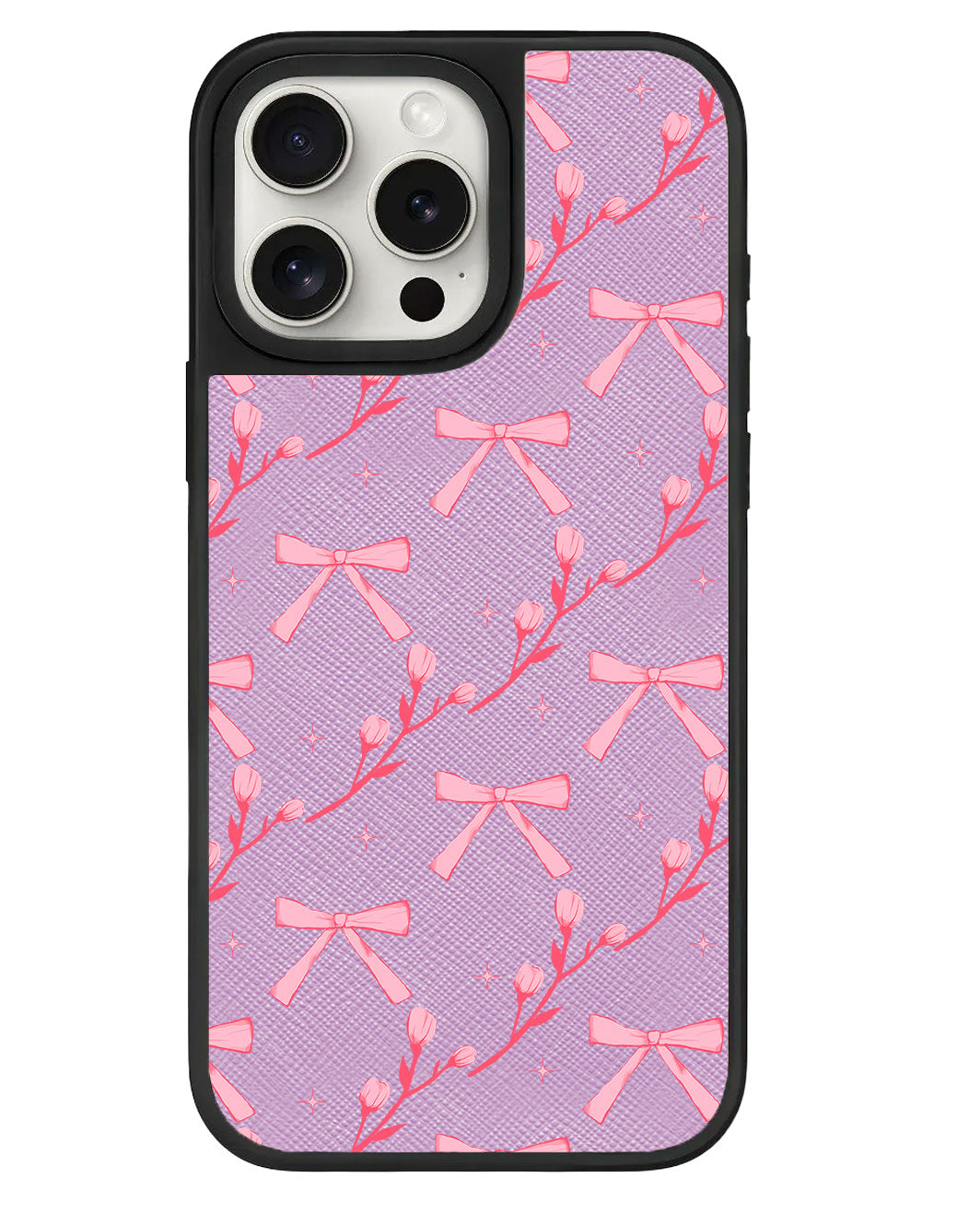 ที่จับหนังสำหรับ iPhone - ลาย Coquette Floral