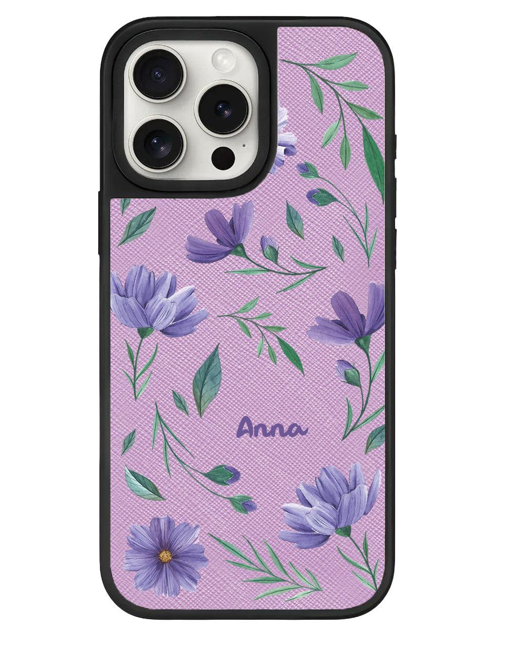 iPhone Leather Grip - สีม่วงเดือนกุมภาพันธ์