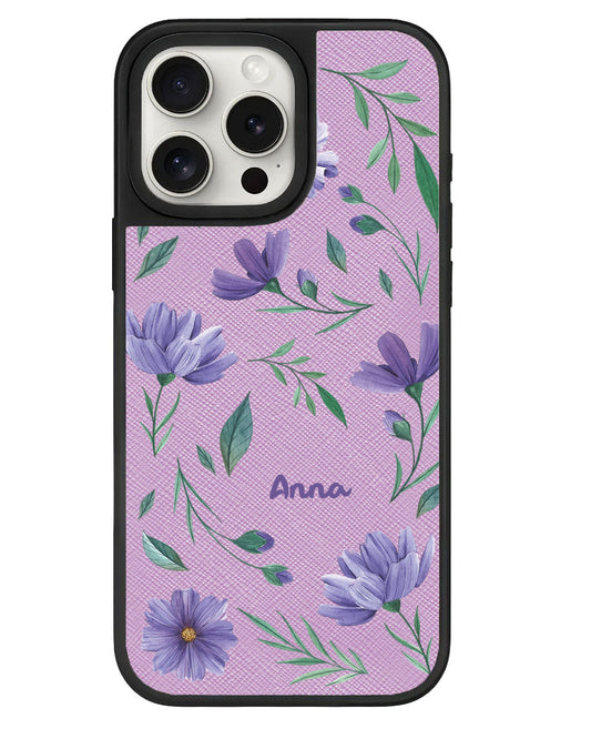 iPhone Leather Grip - สีม่วงเดือนกุมภาพันธ์