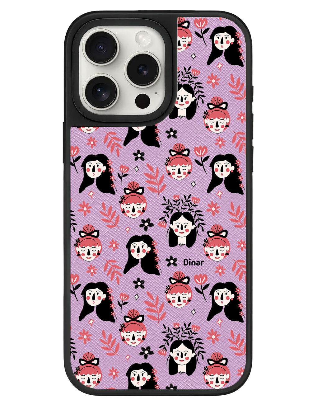 ที่จับหนังสำหรับ iPhone - Flowery Faces