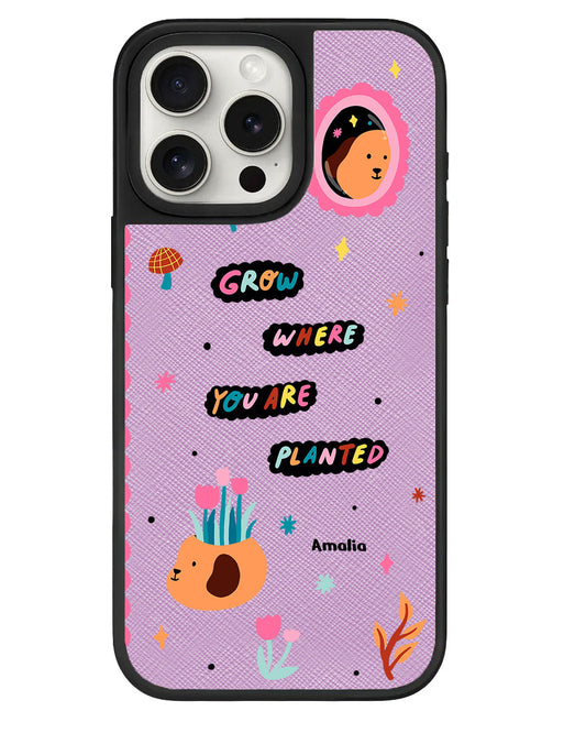 iPhone Leather Grip - เติบโตได้ทุกที่ที่คุณปลูก