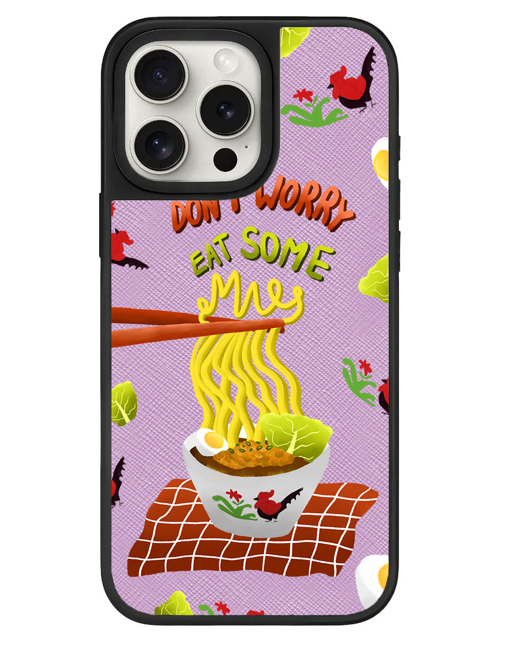 ที่จับหนังสำหรับ iPhone - Go Eat Some Mie