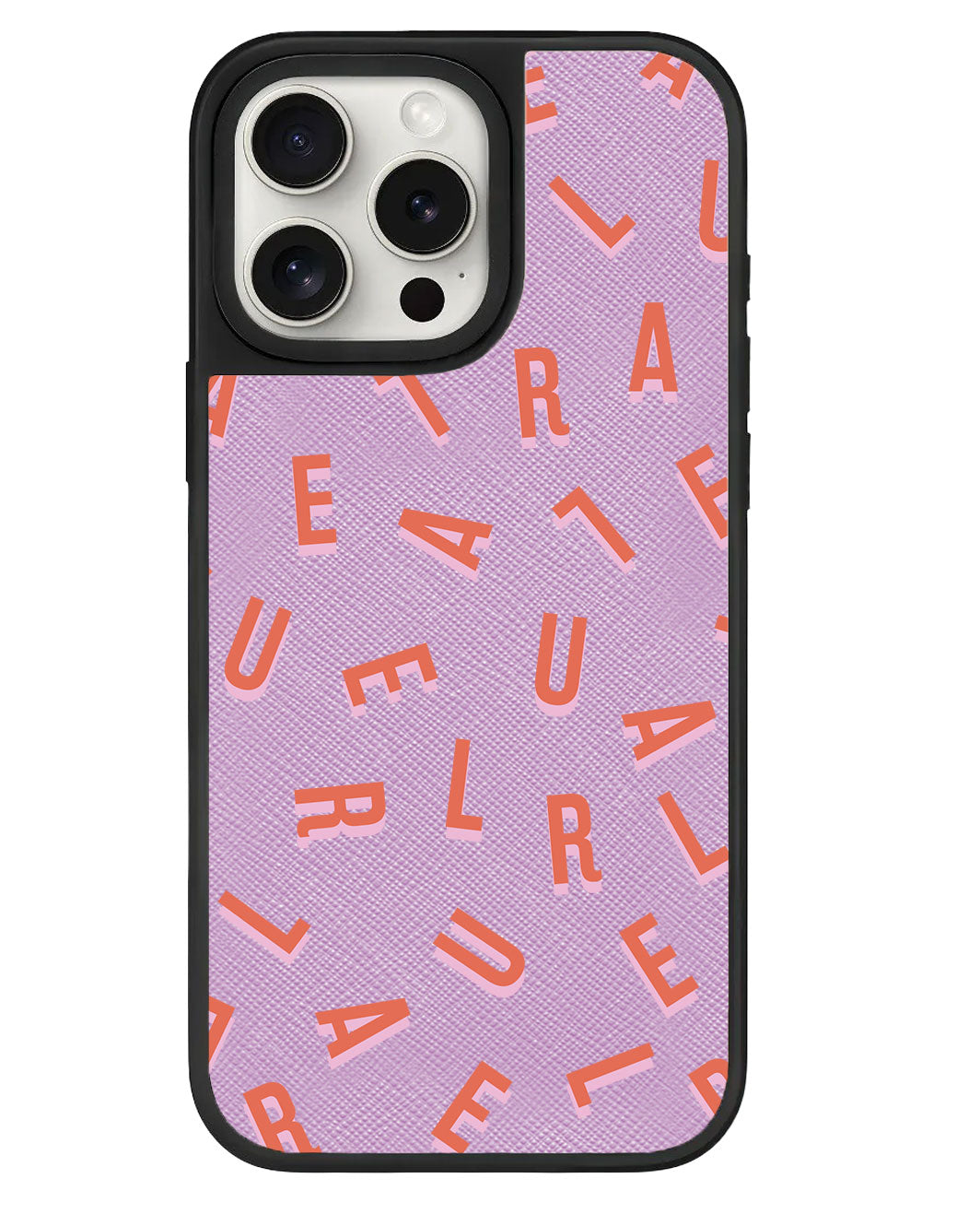 ที่จับหนังสำหรับ iPhone - CUSTOM MONOGRAM 1.0 สี Coral