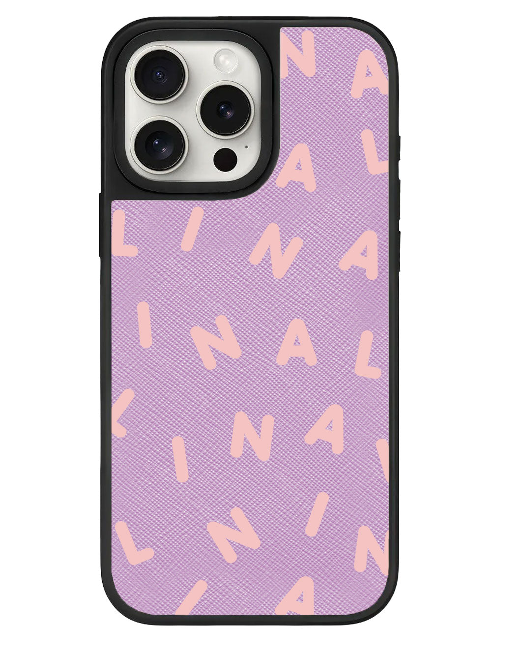 ที่จับหนังสำหรับ iPhone - CUSTOM MONOGRAM 2.0 สี Rosewater