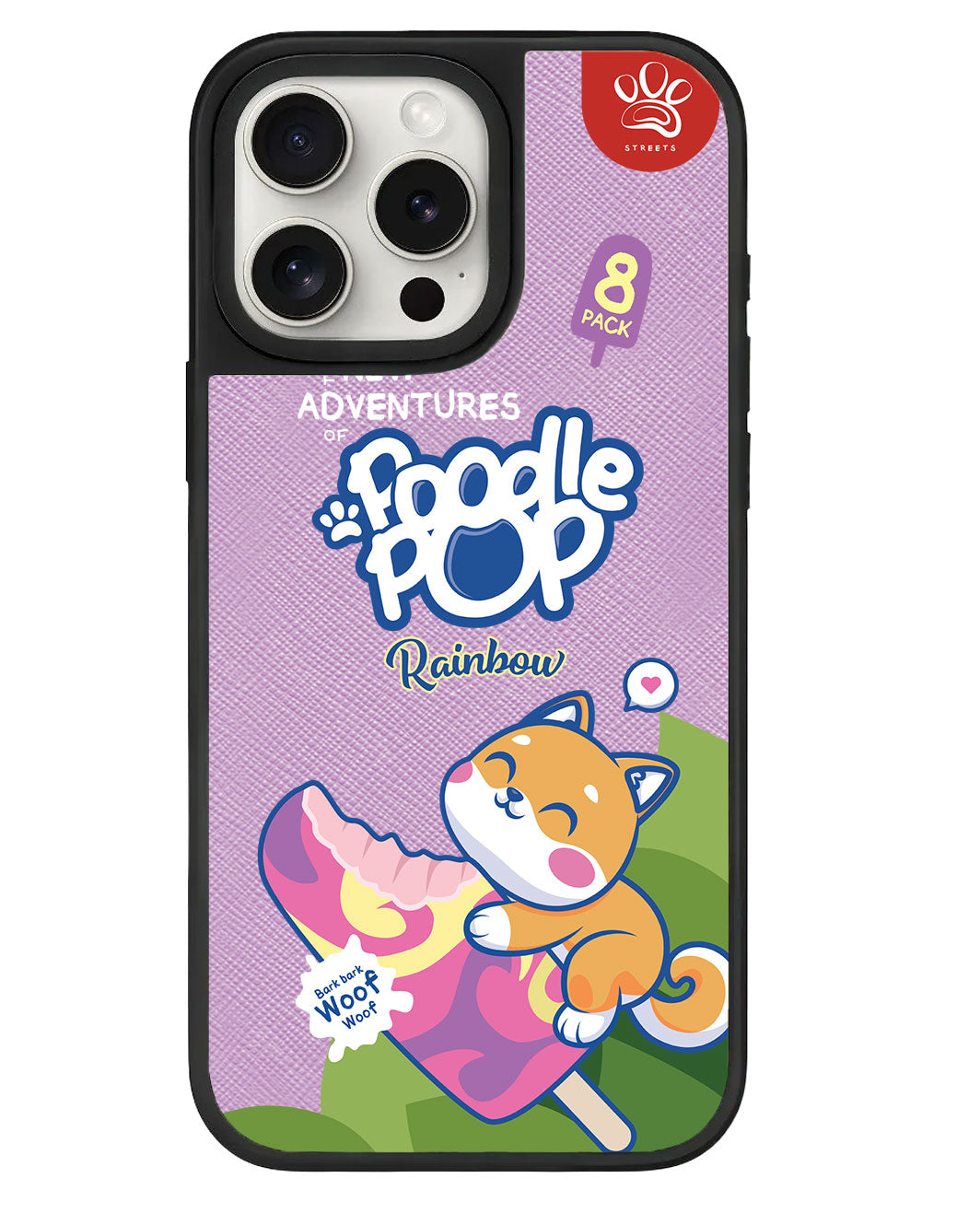 ที่จับหนังสำหรับ iPhone - Poodle Pop