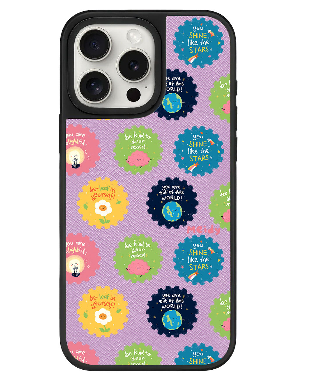 iPhone Leather Grip - แสตมป์เตือนความจำตนเอง