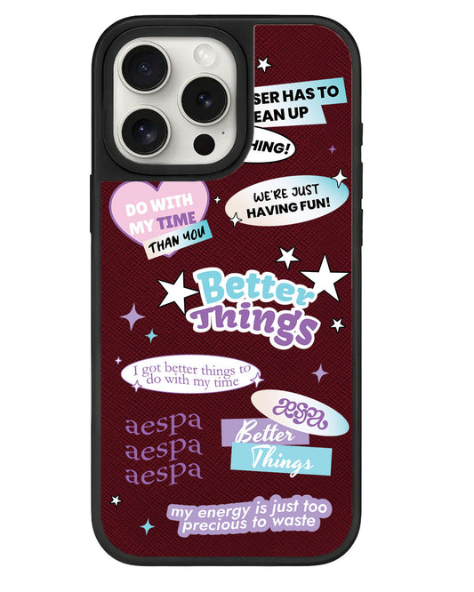 ที่จับหนังสำหรับ iPhone - Aespa Better Things