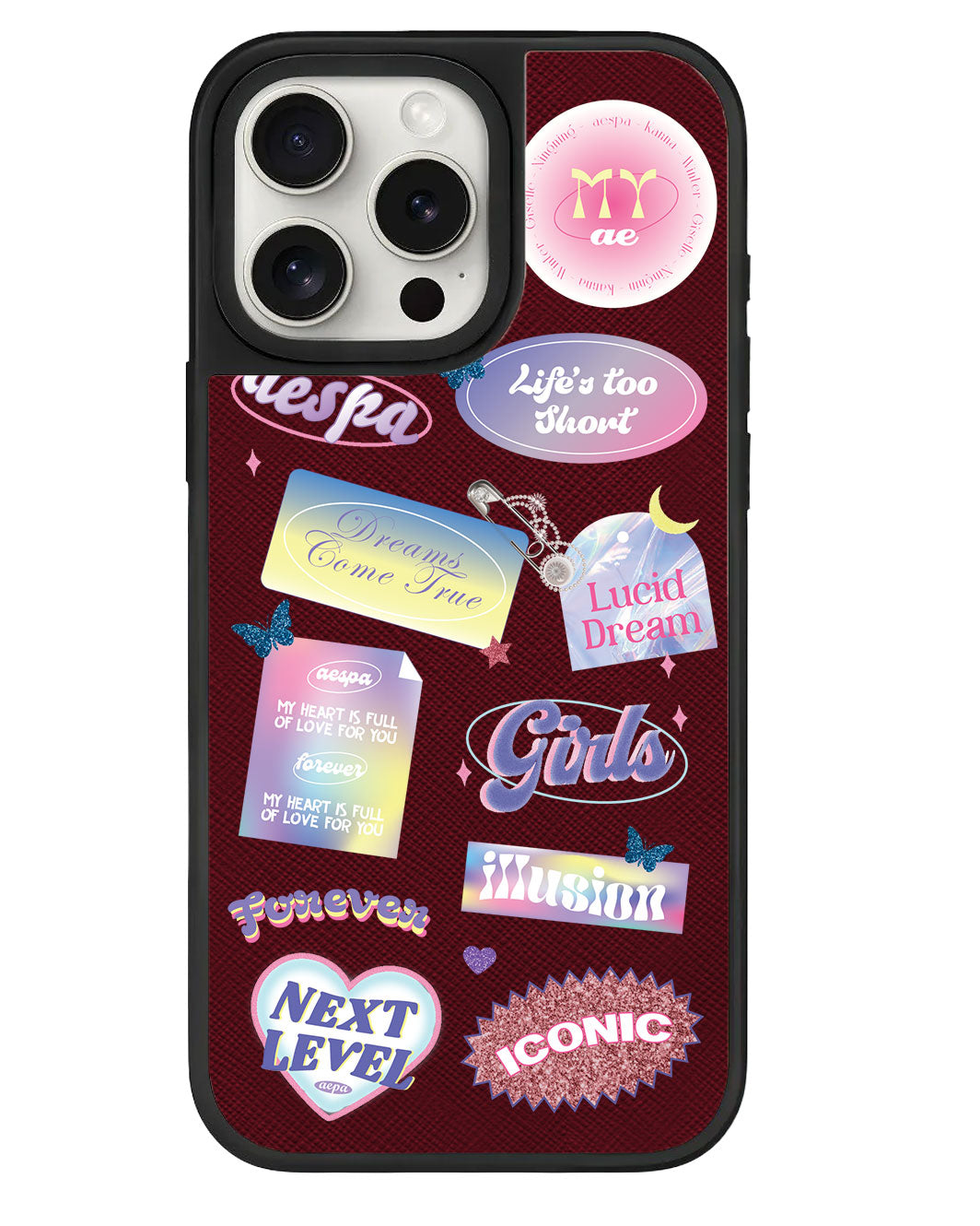 ที่จับหนังสำหรับ iPhone - Aespa Girls Pack