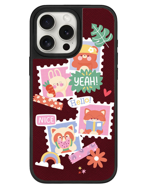 ปลอกหุ้มหนังสำหรับ iPhone - Animal Squad