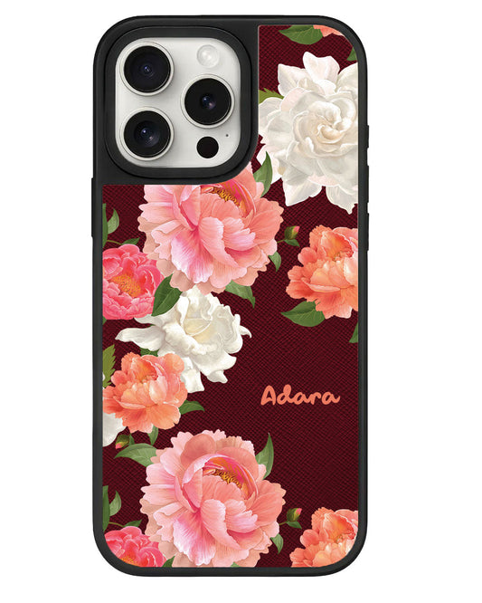ปลอกหนังสำหรับ iPhone - August Peony