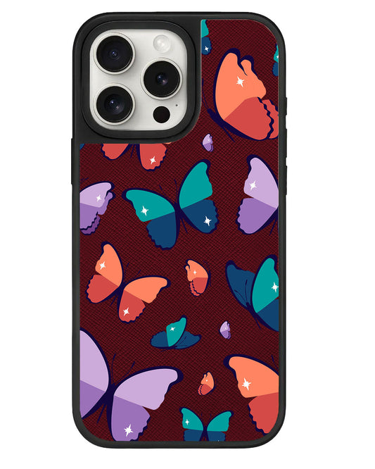 ที่จับหนังสำหรับ iPhone - ลายผีเสื้อ