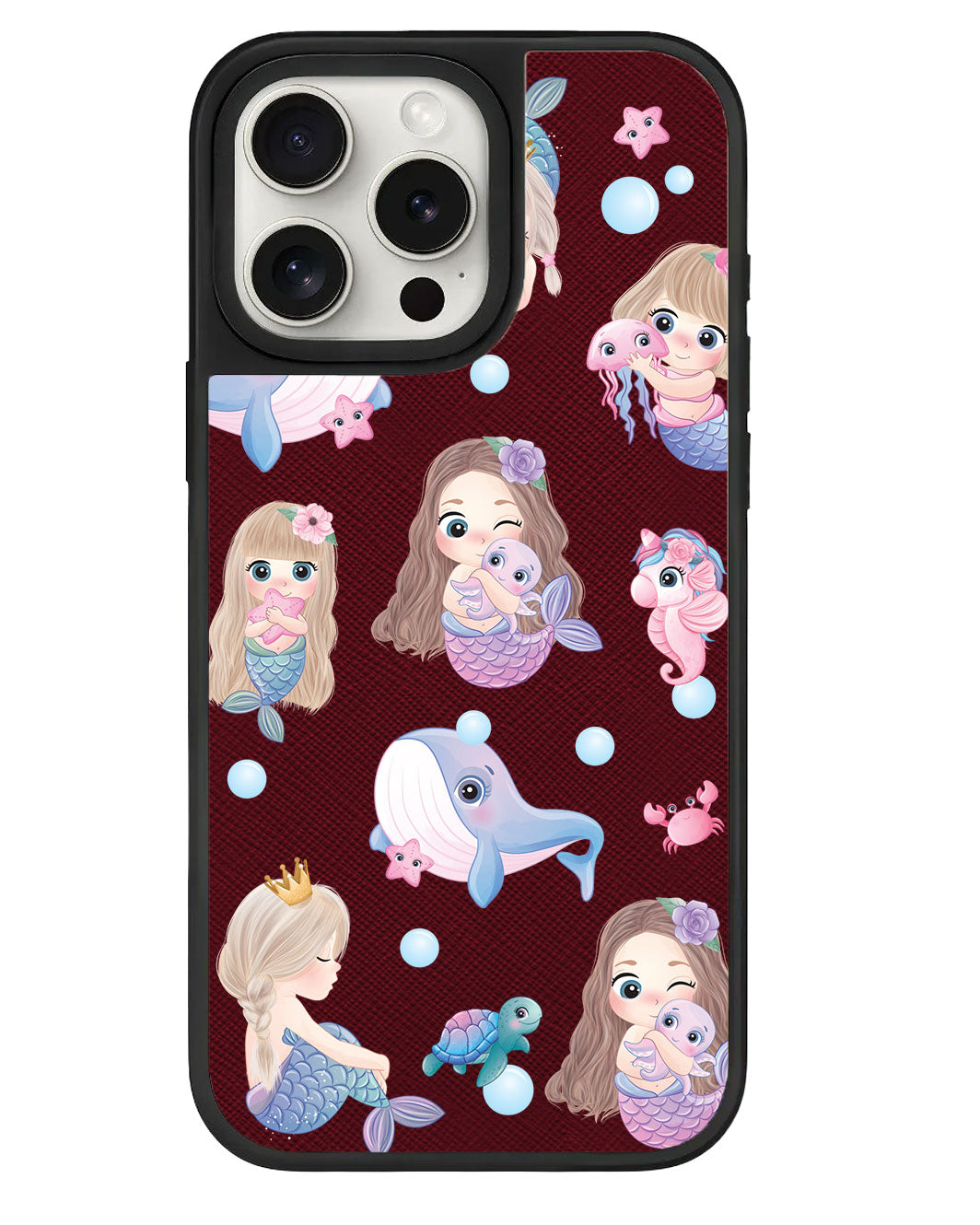 ที่จับหนังสำหรับ iPhone - ลาย Little Mermaid