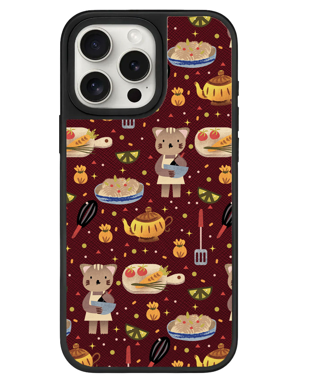 ที่จับหนังสำหรับ iPhone - Cooking Cat