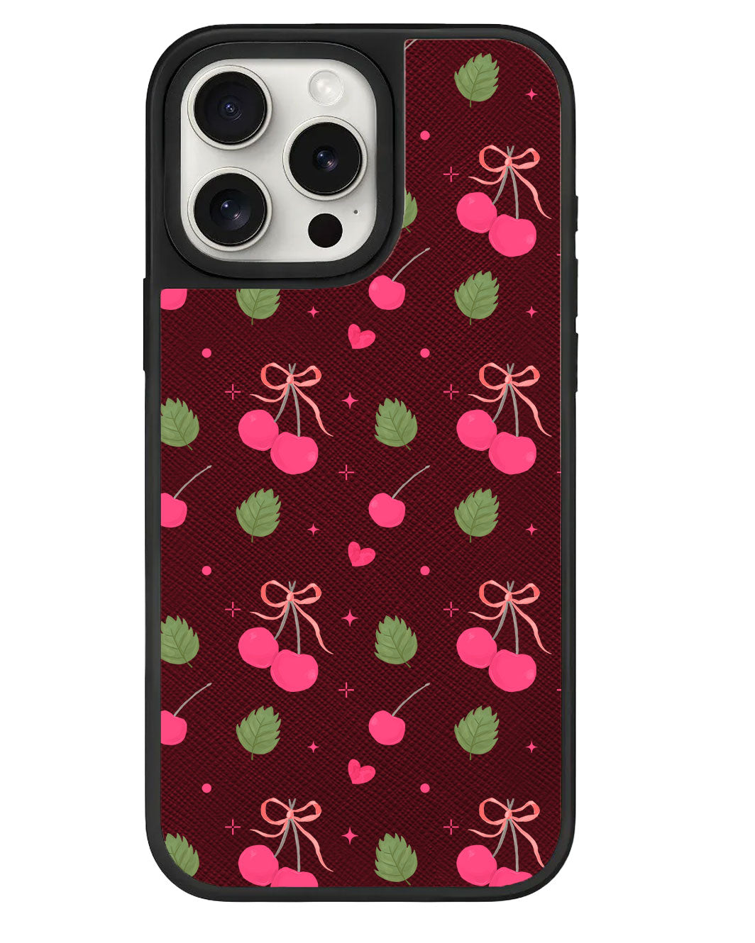 ที่จับหนังสำหรับ iPhone - สี Coquette Cherry