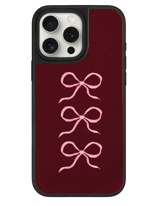 ที่จับหนังสำหรับ iPhone - Coquette Triple Bow