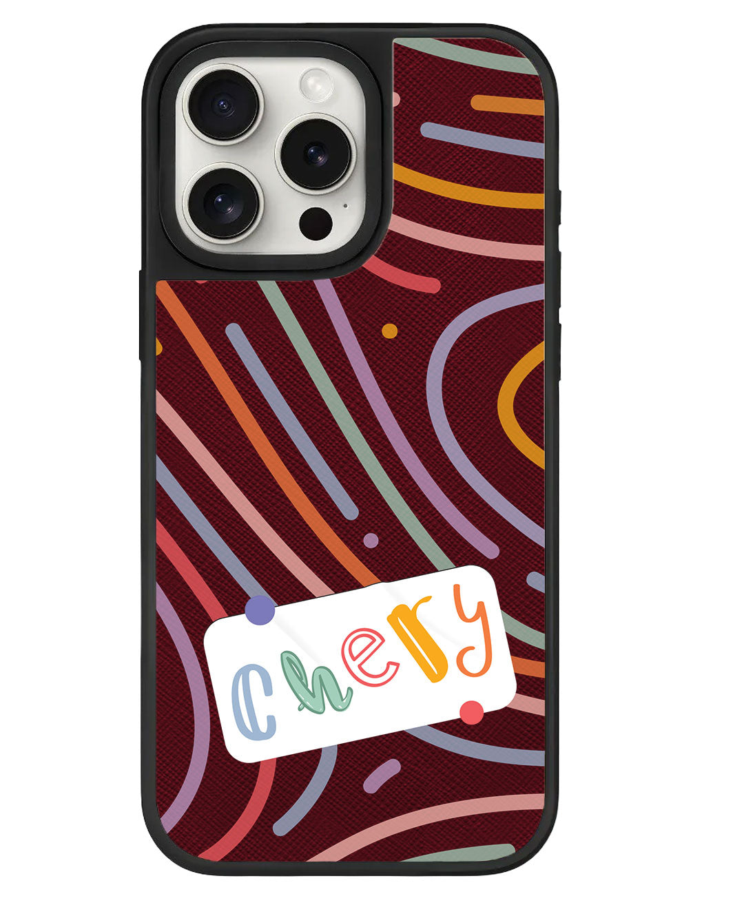 ที่จับหนังสำหรับ iPhone - Doodle Monogram 2.0