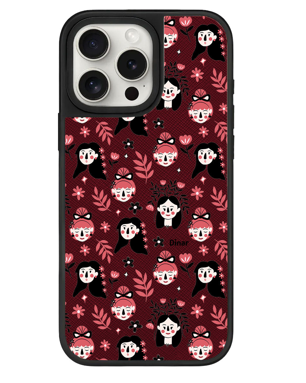 ที่จับหนังสำหรับ iPhone - Flowery Faces