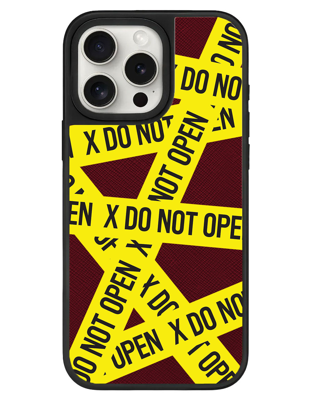iPhone Leather Grip - ห้ามเปิด 2.0