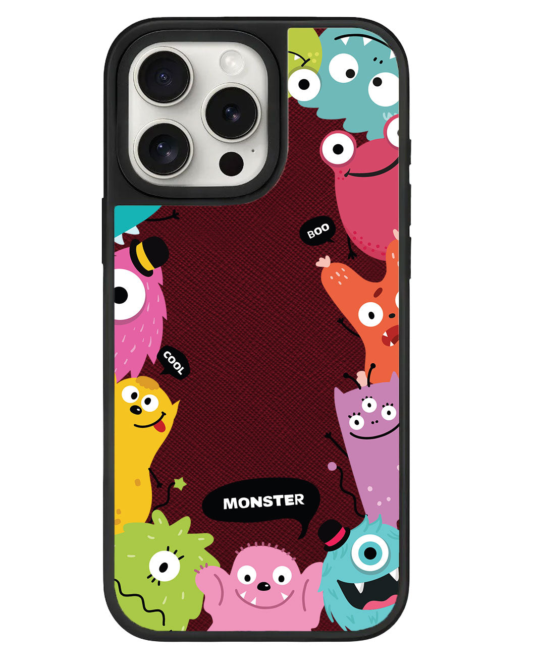 ปลอกหุ้มหนังสำหรับ iPhone - Little Monster