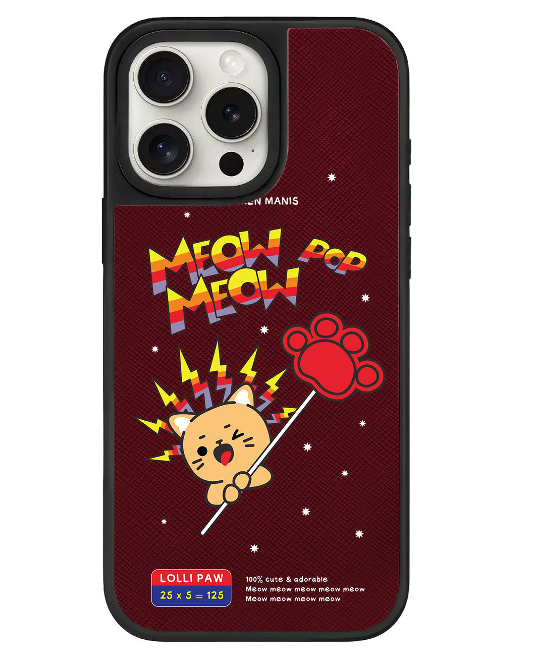 ที่จับหนังสำหรับ iPhone - Meow Pop 2.0