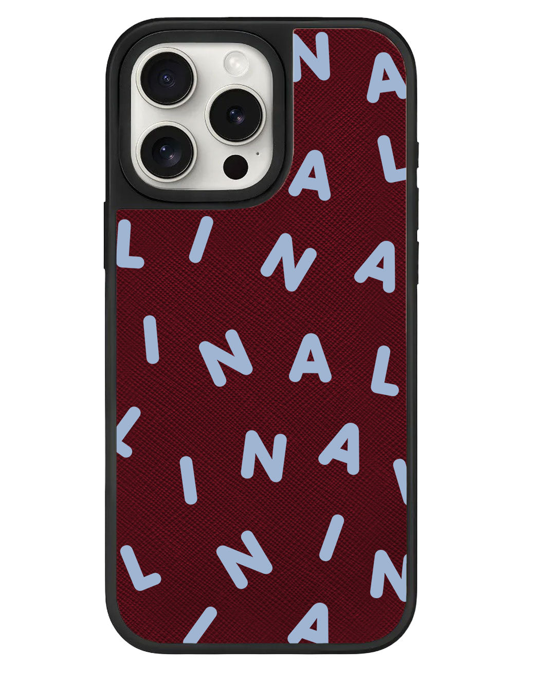ที่จับหนังสำหรับ iPhone - CUSTOM MONOGRAM 2.0 สีน้ำเงิน