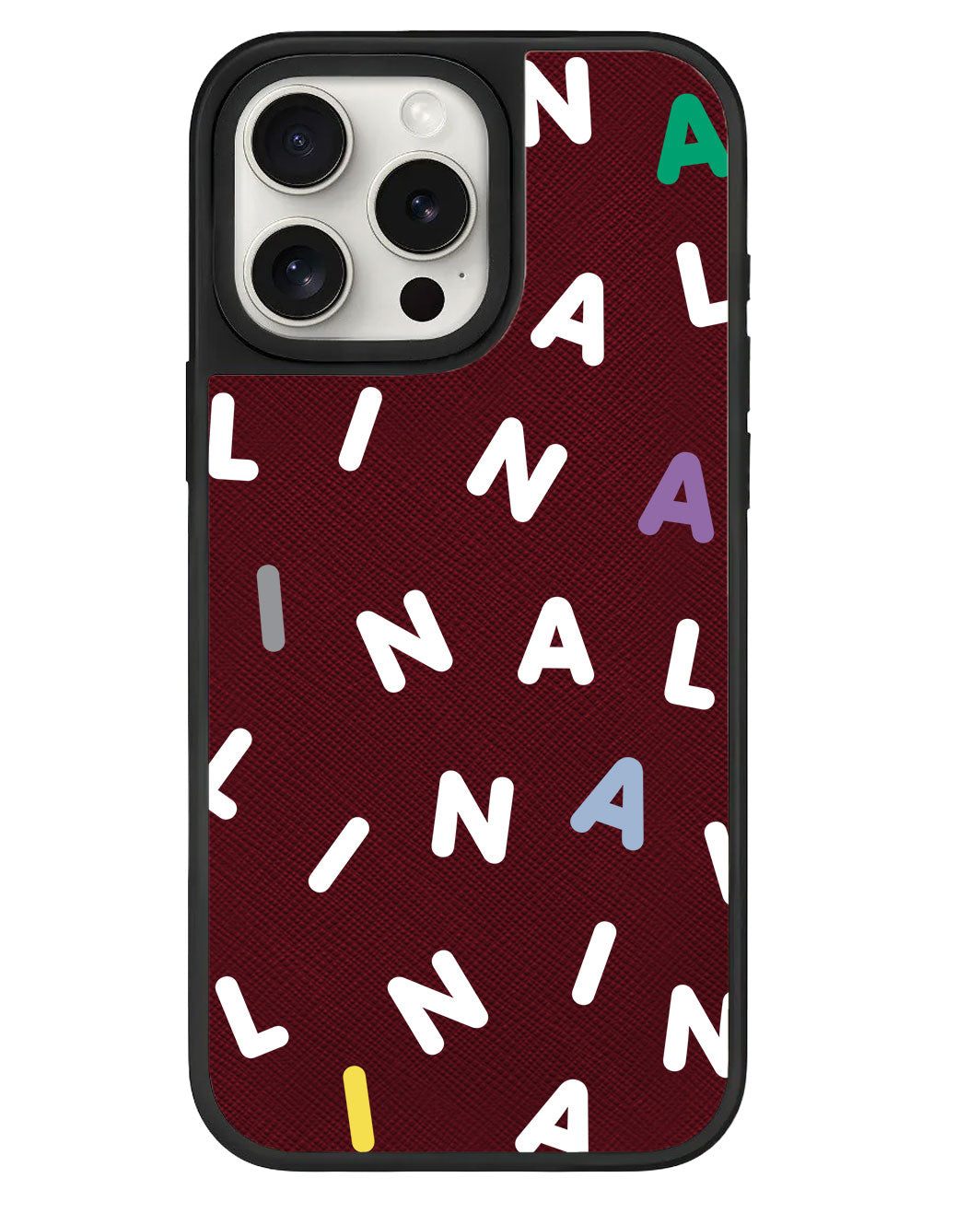 ที่จับหนังสำหรับ iPhone - CUSTOM MONOGRAM 2.0 สีขาว