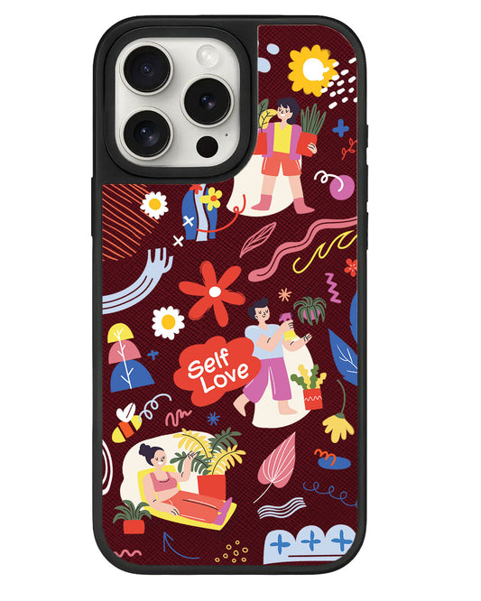 สติ๊กเกอร์ iPhone Leather Grip - Self Love Pack 1.0