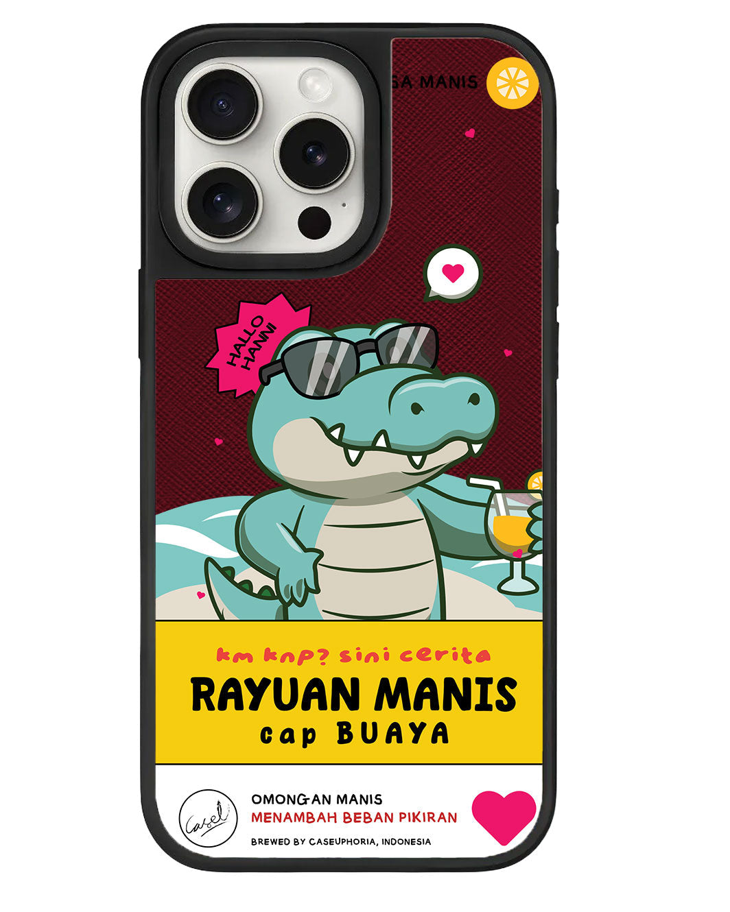 กริปหนังสำหรับ iPhone - แคปบัวญ่า