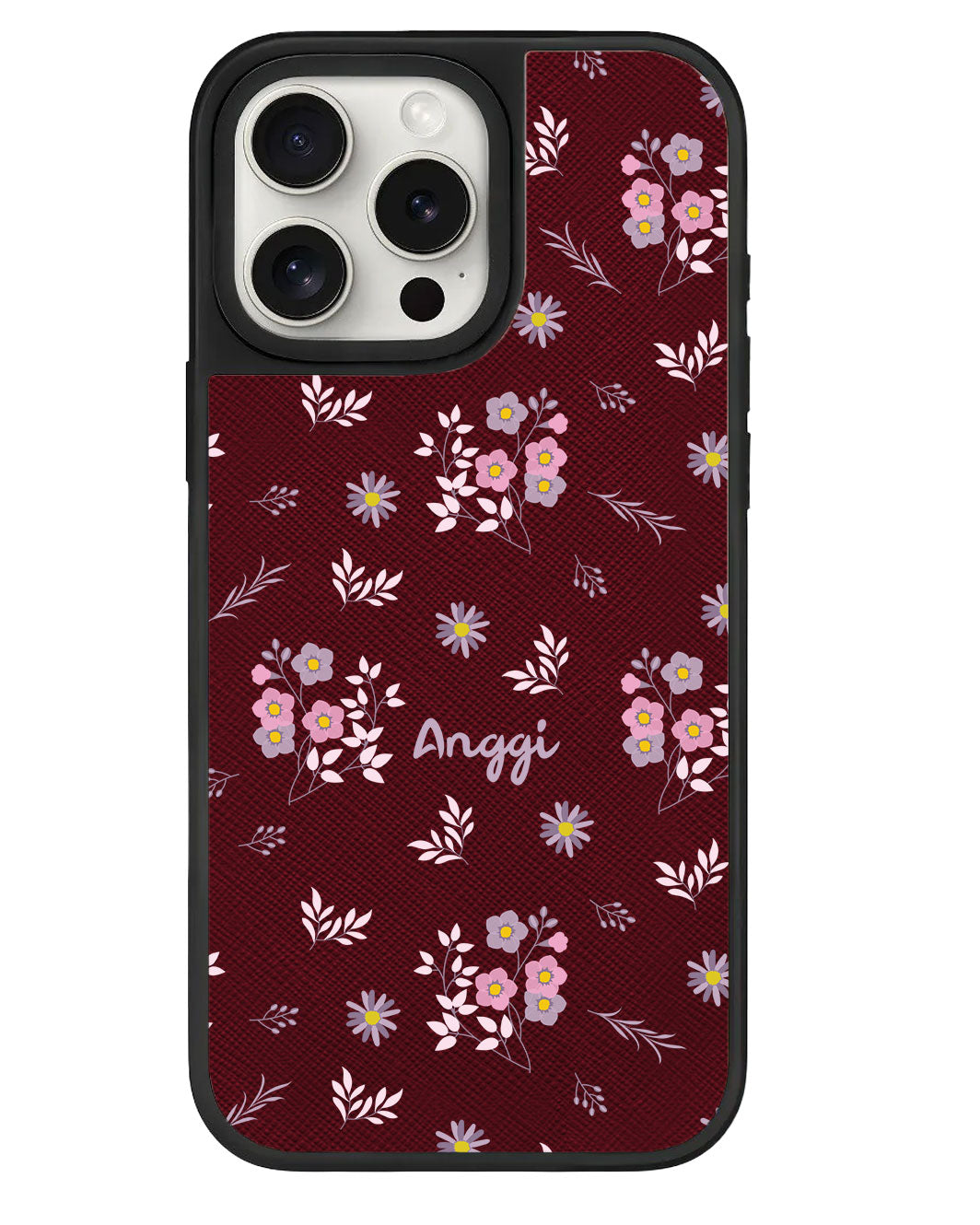 ที่จับหนังสำหรับ iPhone - สีเชอร์รี่บลอสซัม
