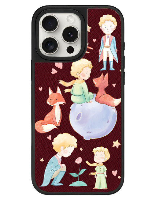 ปลอกหุ้มหนังสำหรับ iPhone - Little Prince &amp; Fox