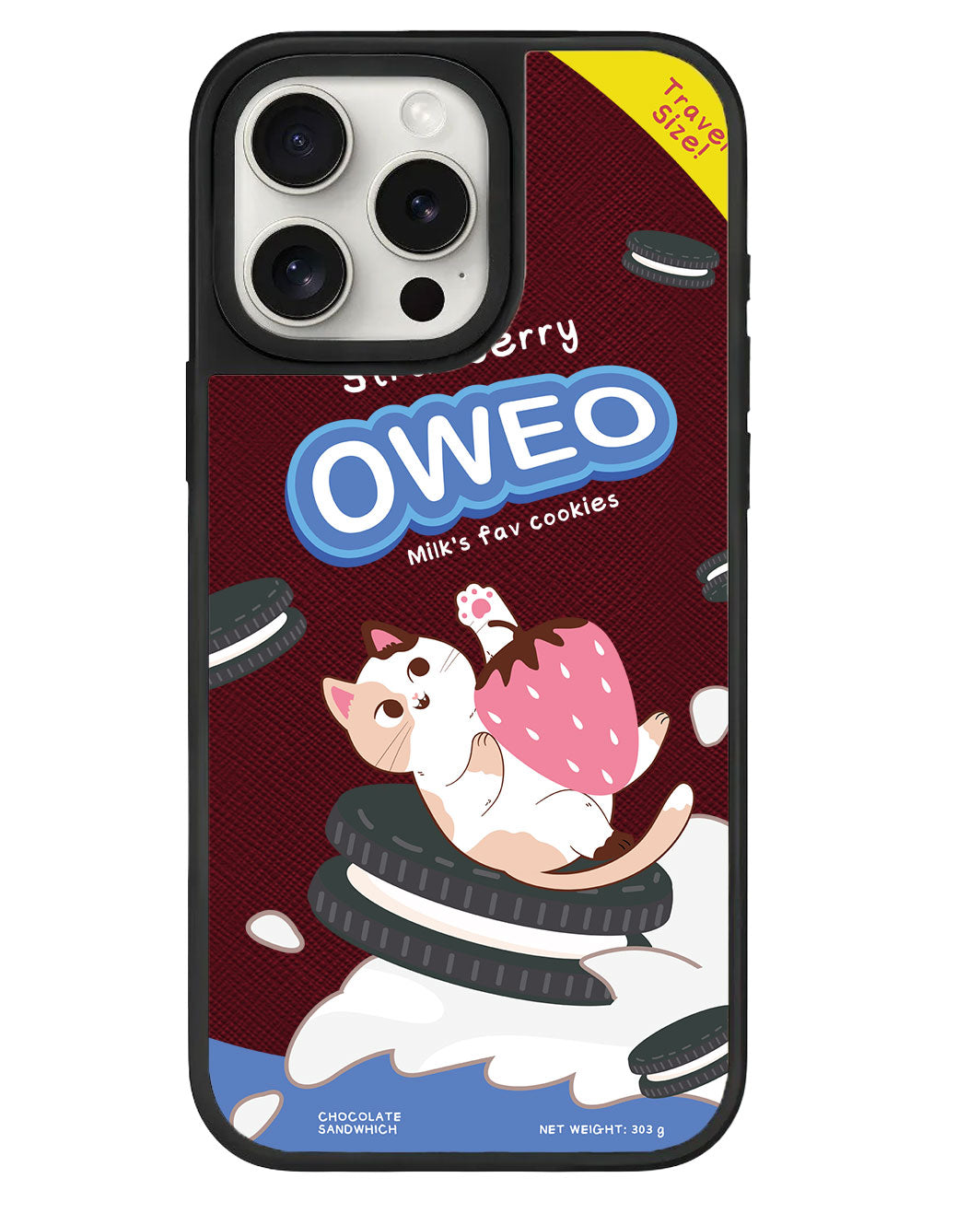 ที่จับหนังสำหรับ iPhone - Oweo Cat