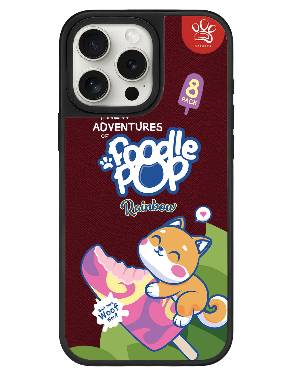 ที่จับหนังสำหรับ iPhone - Poodle Pop