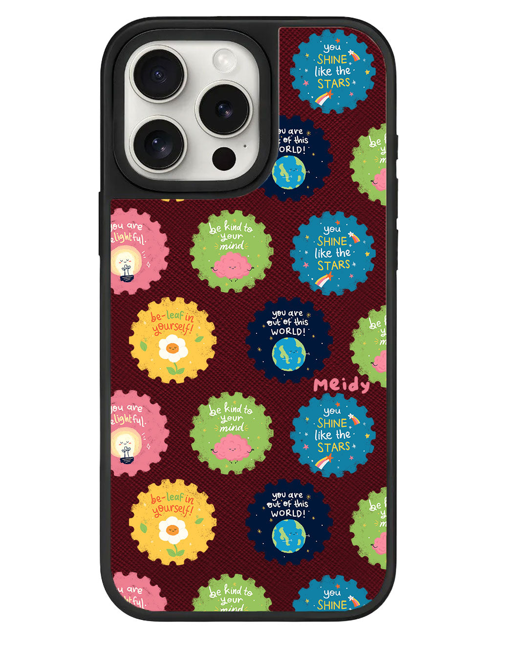iPhone Leather Grip - แสตมป์เตือนความจำตนเอง