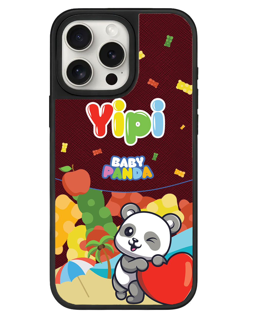 ที่จับหนังสำหรับ iPhone - Yipi Strawberry Kiss