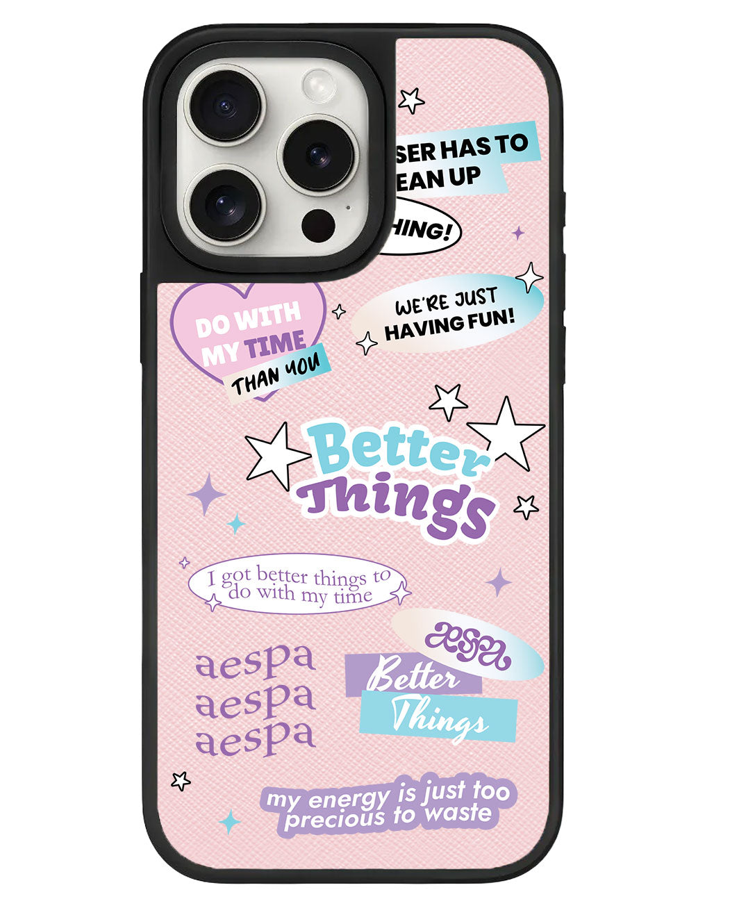 ที่จับหนังสำหรับ iPhone - Aespa Better Things