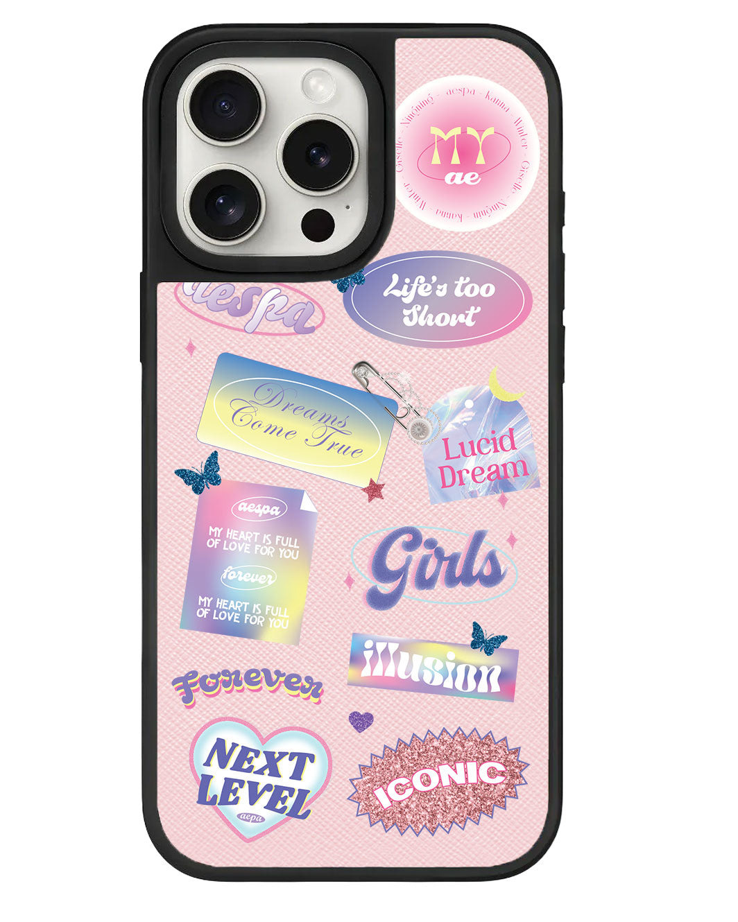 ที่จับหนังสำหรับ iPhone - Aespa Girls Pack