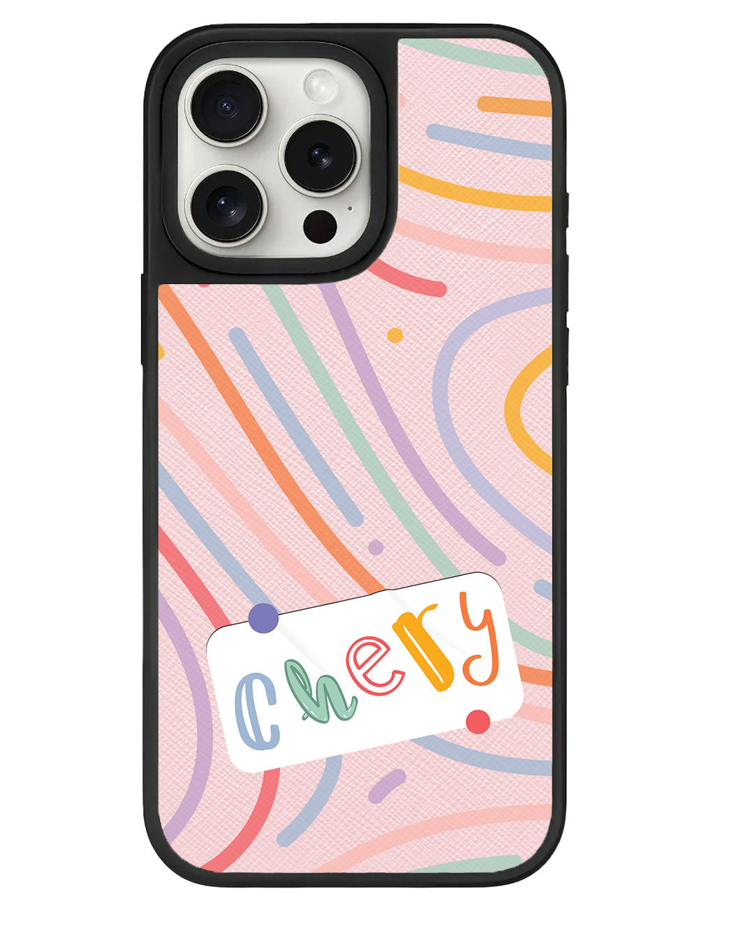 ที่จับหนังสำหรับ iPhone - Doodle Monogram 2.0