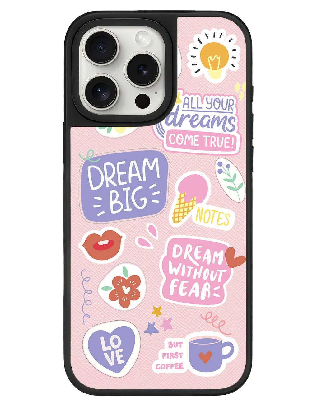 สติ๊กเกอร์แพ็ก Dream สำหรับ iPhone Leather Grip