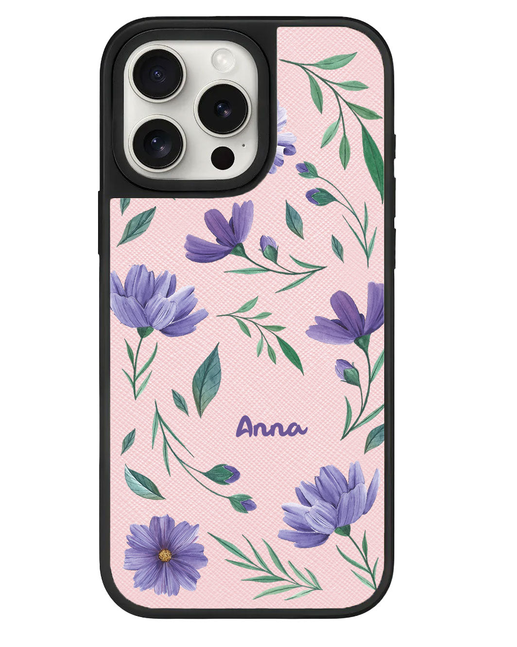 iPhone Leather Grip - สีม่วงเดือนกุมภาพันธ์