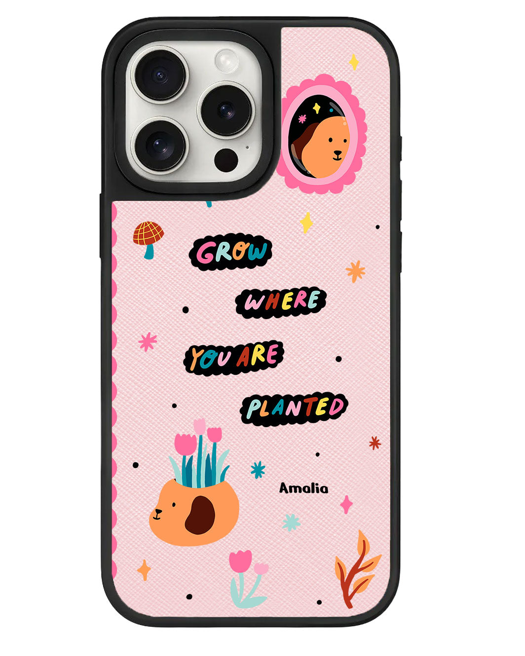 iPhone Leather Grip - เติบโตได้ทุกที่ที่คุณปลูก