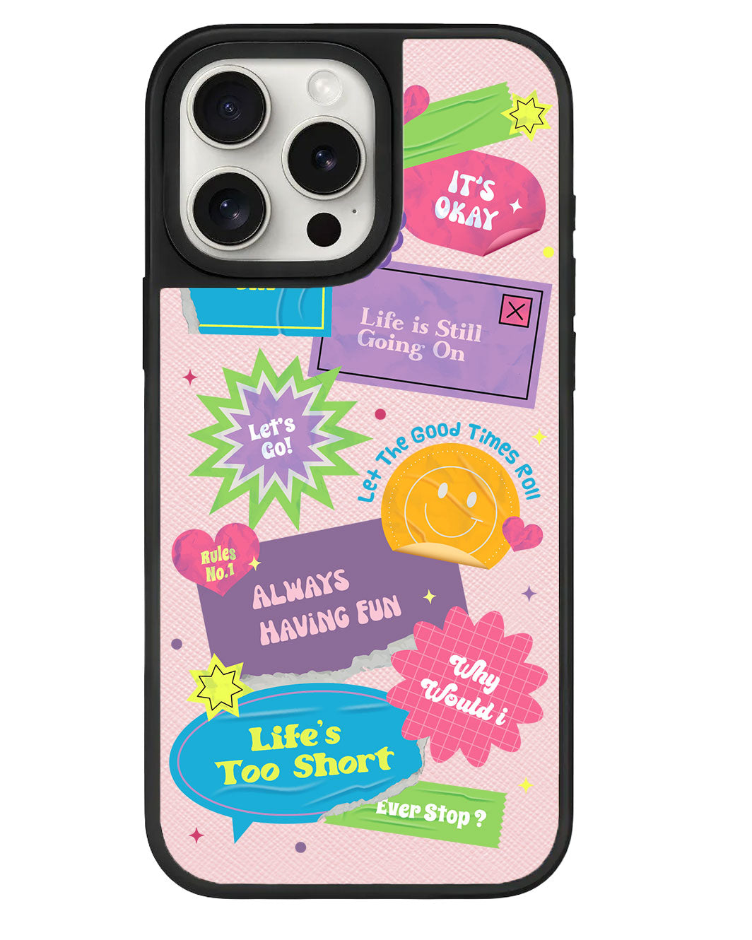 iPhone Leather Grip - ชีวิตสั้นเกินไป