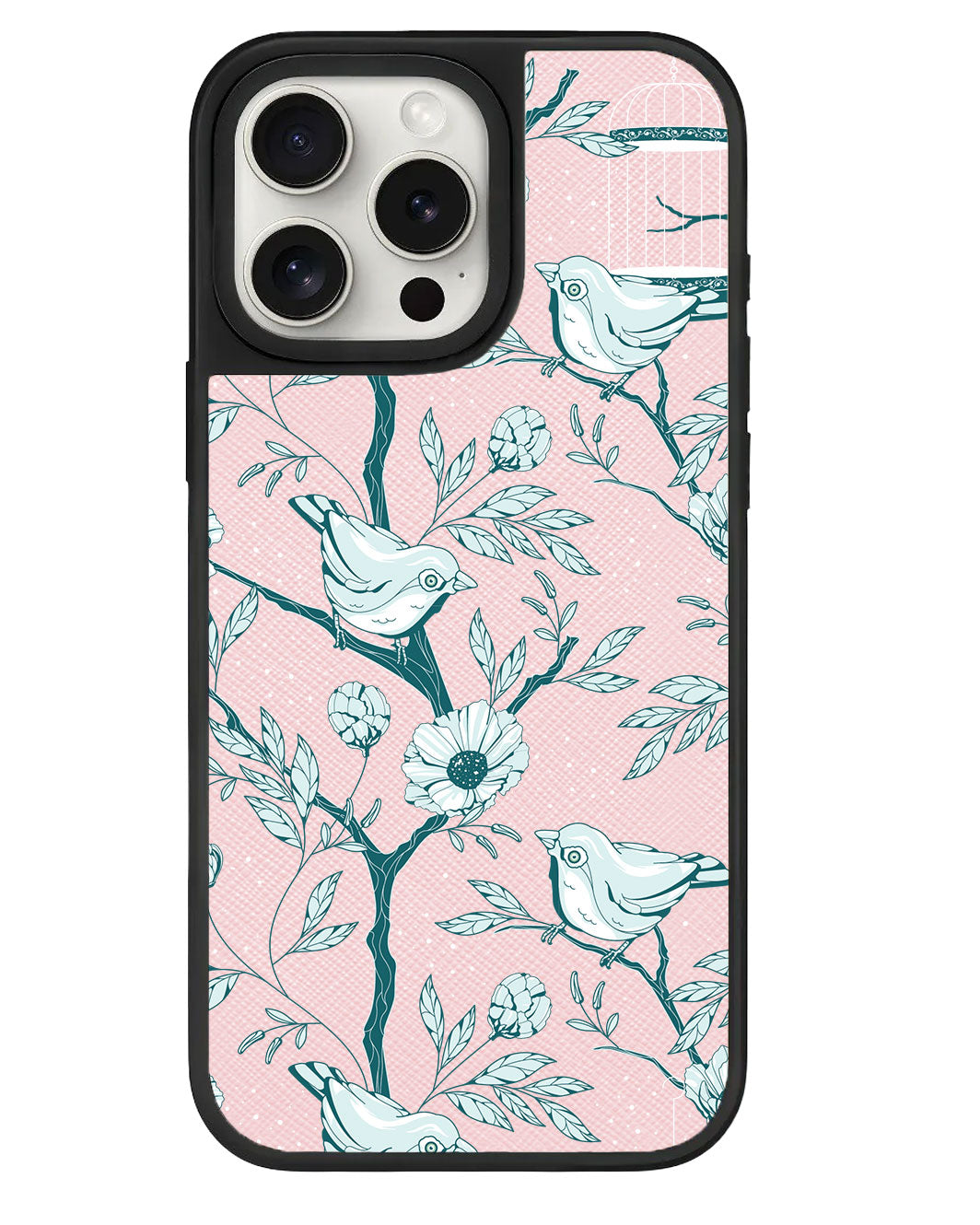 เคสหนัง iPhone - Lovebird Monochrome 6.0
