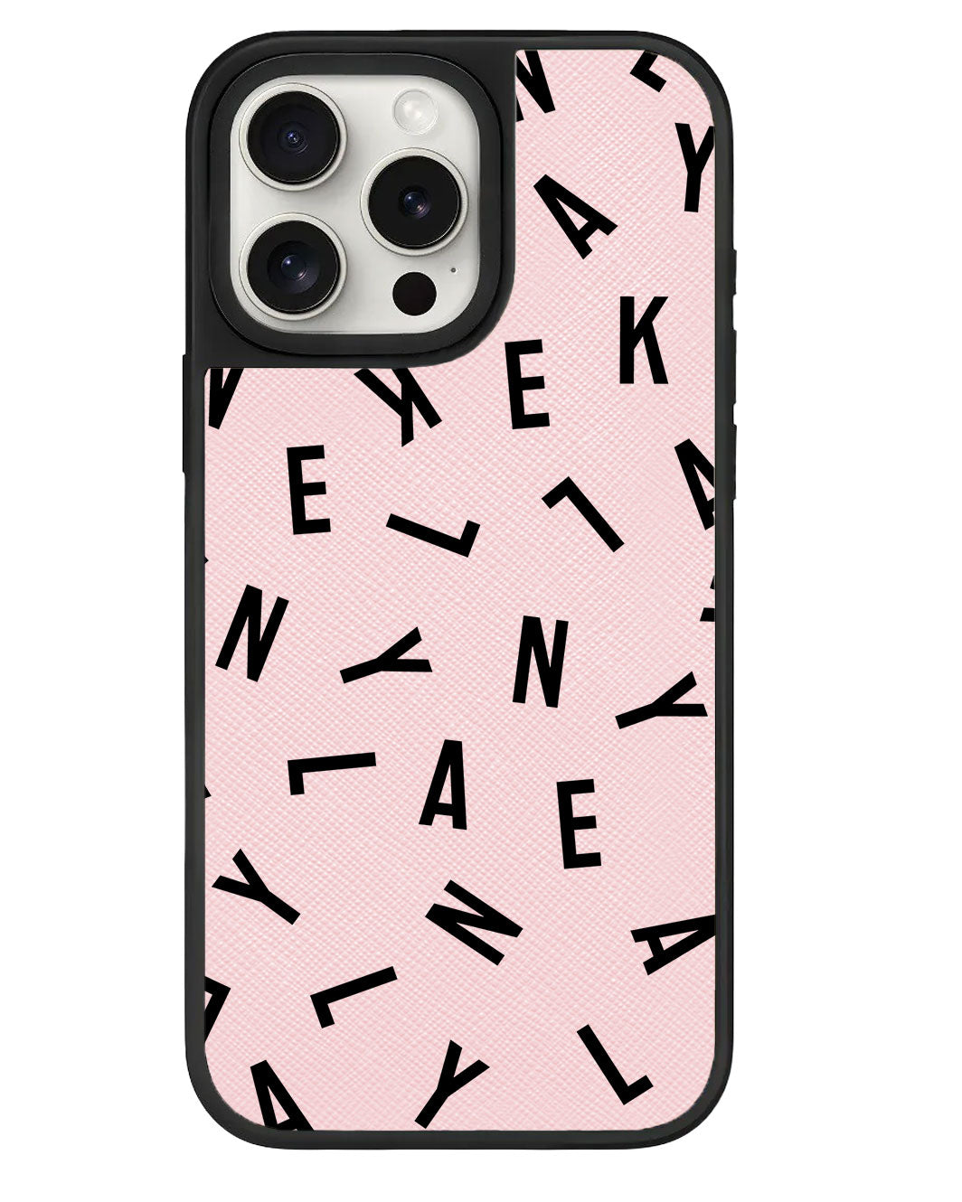 ที่จับหนังสำหรับ iPhone - CUSTOM MONOGRAM 1.0 Noir